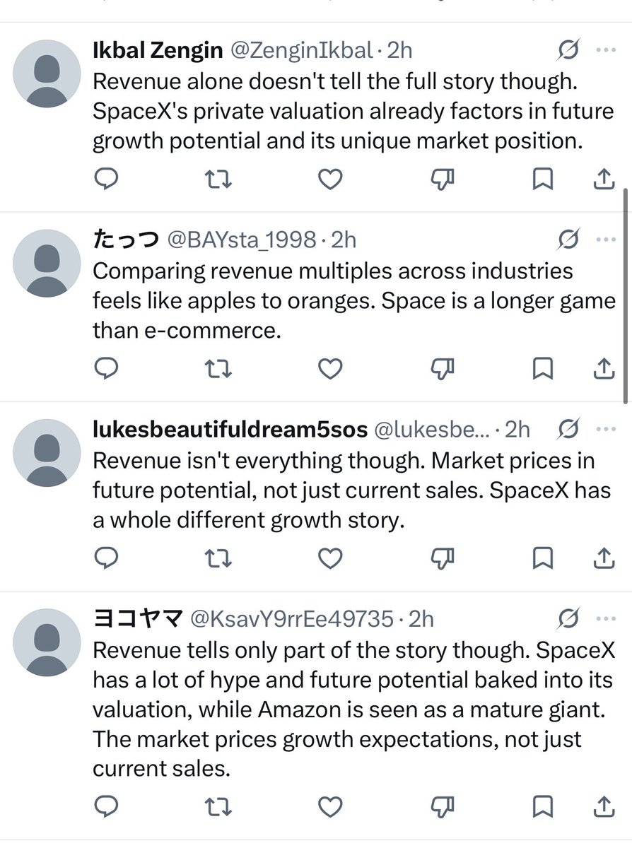 TheLongInvest's tweet photo. Bots are in full swing today when you mention SpaceX in a tweet

They are driving the attention to this sector right now

Not a good sign

@nikitabier https://t.co/JTZFRuiozy