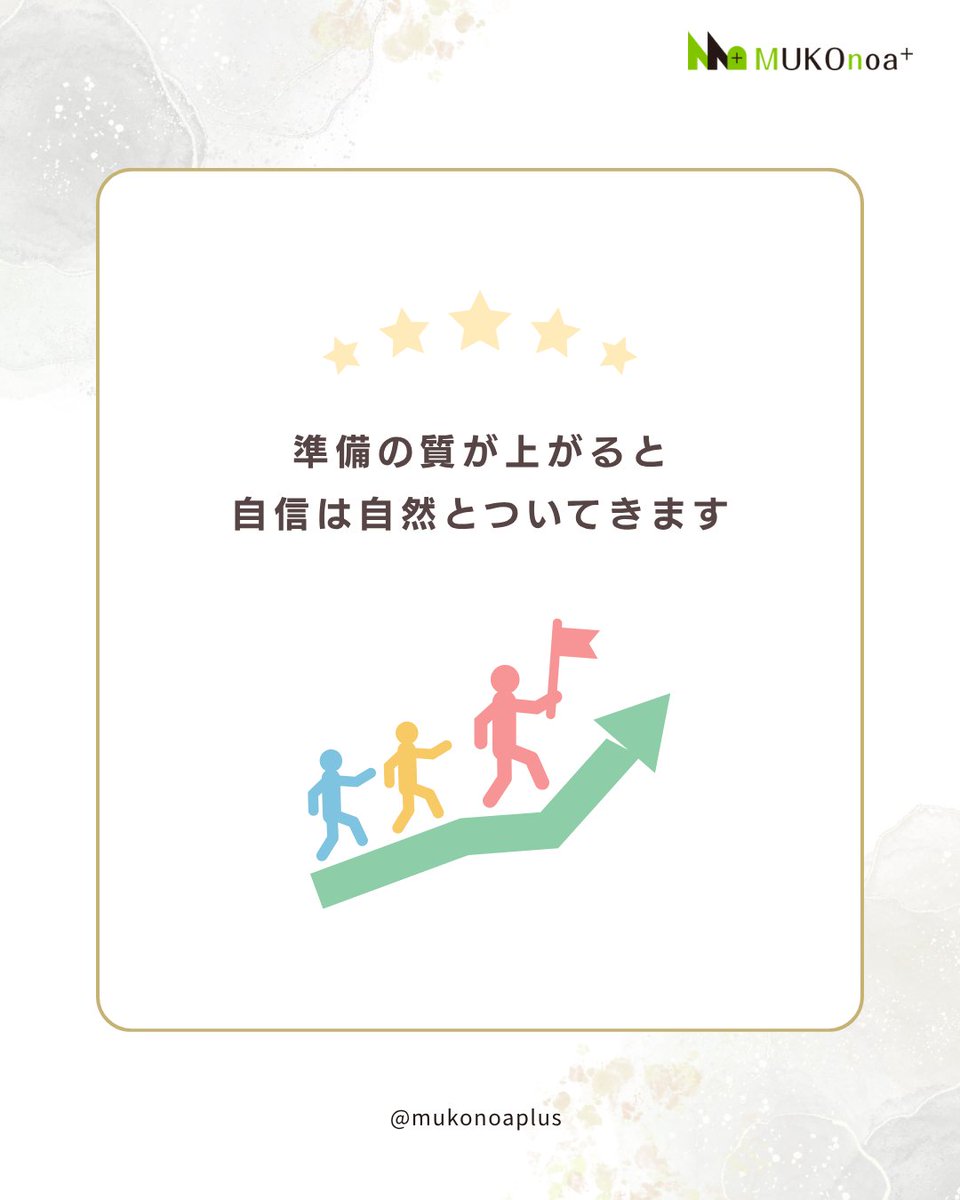 MUKOnoaplus's tweet photo. 最初は、「うまく話せる自信がない」
そんな不安を抱えて相談に来られました。

自己分析を深め、応募書類を整え、面接練習を重ねる中で、少しずつ“自分の言葉”で話せるように…✨

そして後日「練習通りに話せました！」という嬉しいご報告も👍
準備を重ねることで、自信は少しずつ育っていきます🌱 https://t.co/KTEGevfNRV