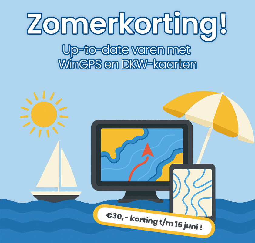 Stentec's tweet photo. Profiteer t/m 15 juni 2026 van €30,- korting op een ruime selectie DKW-kaarten én op het Premium Abonnement. 
Zo gaat u goed voorbereid én met de nieuwste WinGPS het water op:
https://t.co/KQruIGVLmI https://t.co/jLAlN8xVdY