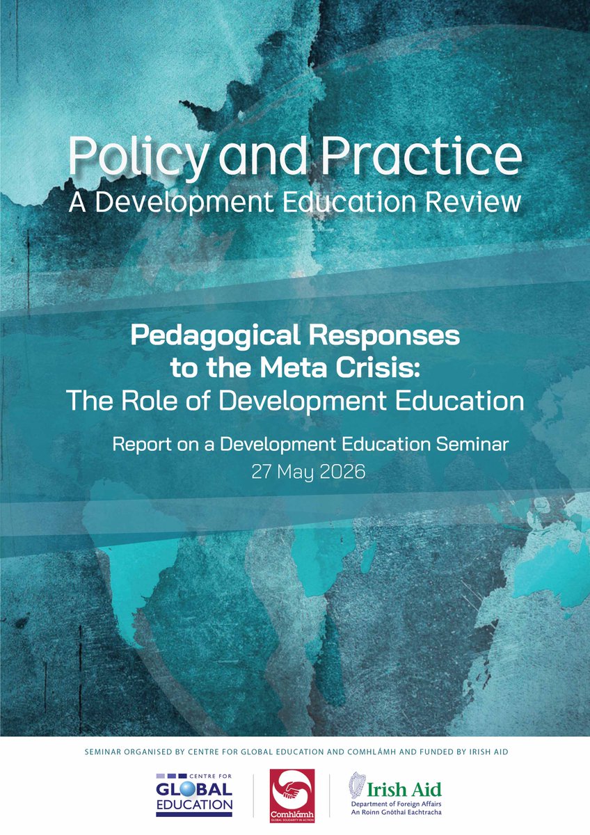 CGEbelfast's tweet photo. Find attached a report on a webinar titled “Pedagogical Responses to the Meta Crisis: The Role of Development Education”.  It debated the content of Issue 42 of the @CGEBelfast journal Policy &amp; Practice: A Development Education Review.

https://t.co/SIhNDLYd5v https://t.co/F3iUjl2kJM