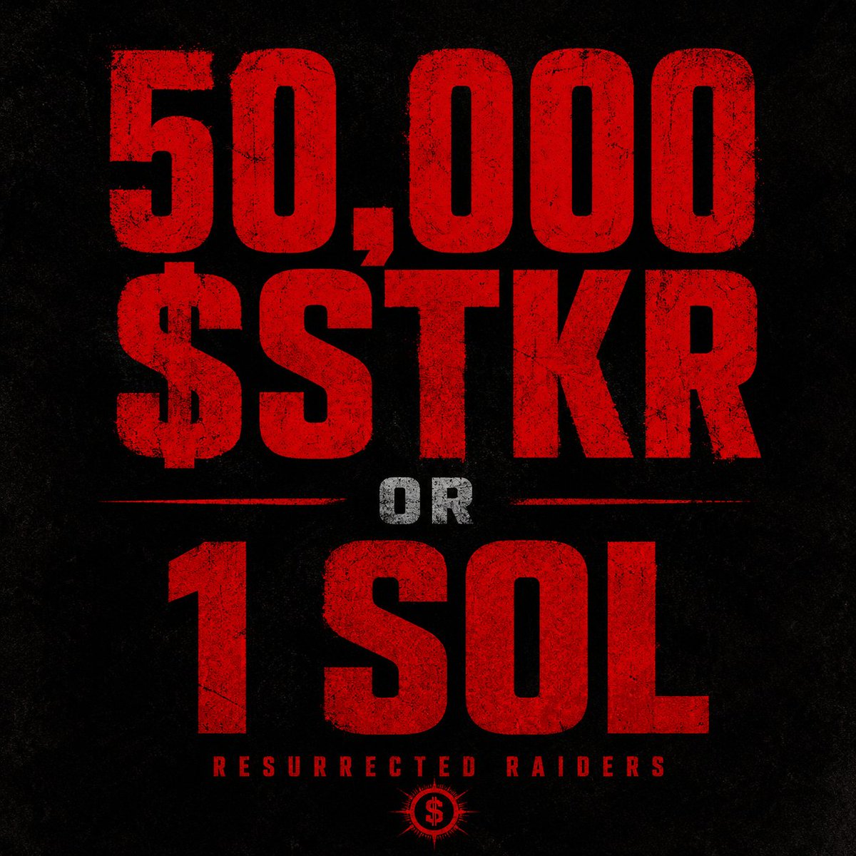 islandtwig_don's tweet photo. We simplified everything.

No whitelist.
No NFT required.

Mint a Resurrected Raider for:

50,000 $STKR

or

1 SOL

Choose your path.

746 / 1111 resurrected.

STKRCYDAL https://t.co/d1yjRiCxXI