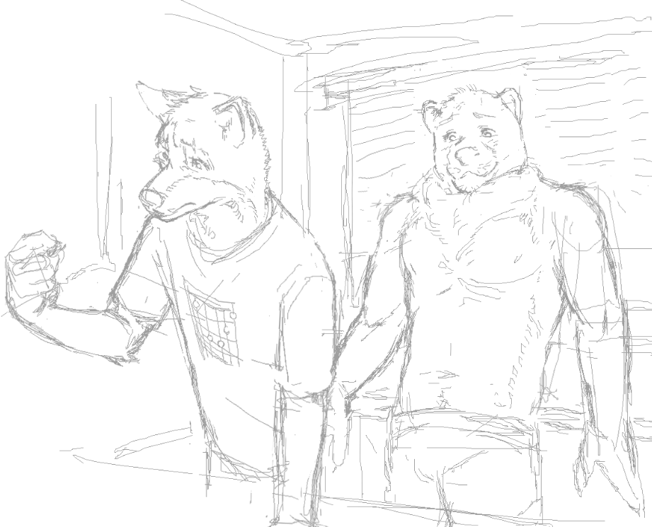 westwrdexpanshn's tweet photo. #archesvn 2 cg redraws, included the sketch of the second one bc i liked it a lot https://t.co/mNCf6cxYjI