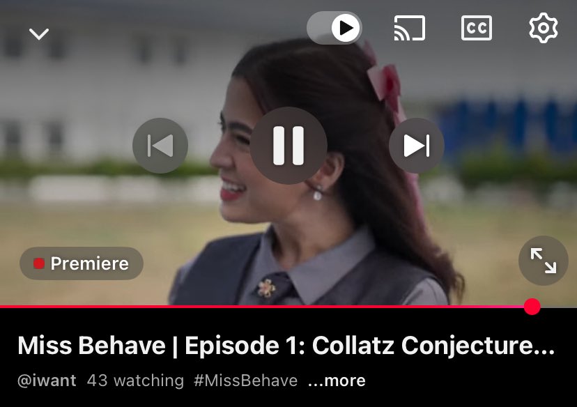 youhide00's tweet photo. Watching Premiere on YOUTUBE

link:

https://t.co/3qRA9yJpVf

#MissBehave @alexailacad 
@ofc_iwant https://t.co/wniz4QQj9X