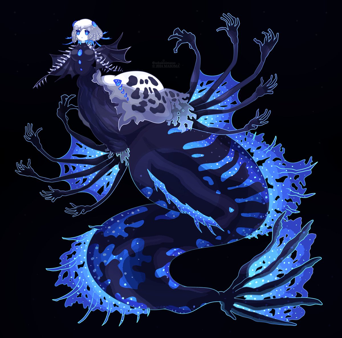 oekakisimasso's tweet photo. 人魚の話題に便乗してワイの人魚も見てクレメンス https://t.co/ysvNGYkFTE