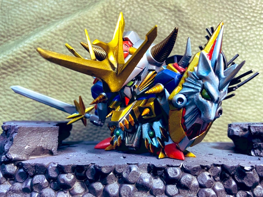 fXpR1huqLhuKfYh's tweet photo. #ガンドランダー 系でやっと4枚投稿できるようになりました。（制作順）

#SDガンダム https://t.co/vjL3lv56Uk