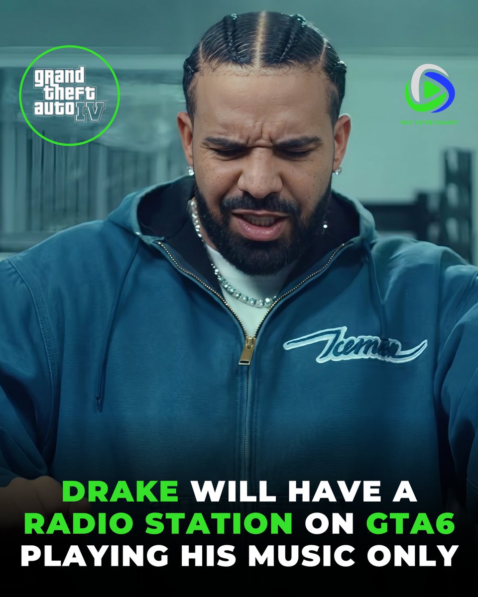 9ice_Ent's tweet photo. 🚨  GTA 6 Just Leveled Up: Entire Radio Station Dedicated To DRAKE Only!

Rockstar said "We hear you" and delivered the ultimate Toronto takeover.

GTA 6 is reportedly getting a full in-game radio station playing nothing but Drake — from "One Dance" to "God's Plan," "Hotline Bling," and every certified banger in between.

Vice City is about to sound like OVO Sound 24/7. #GTA6 #Drake #OVO #GrandTheftAutoVI #9iceEntertainment