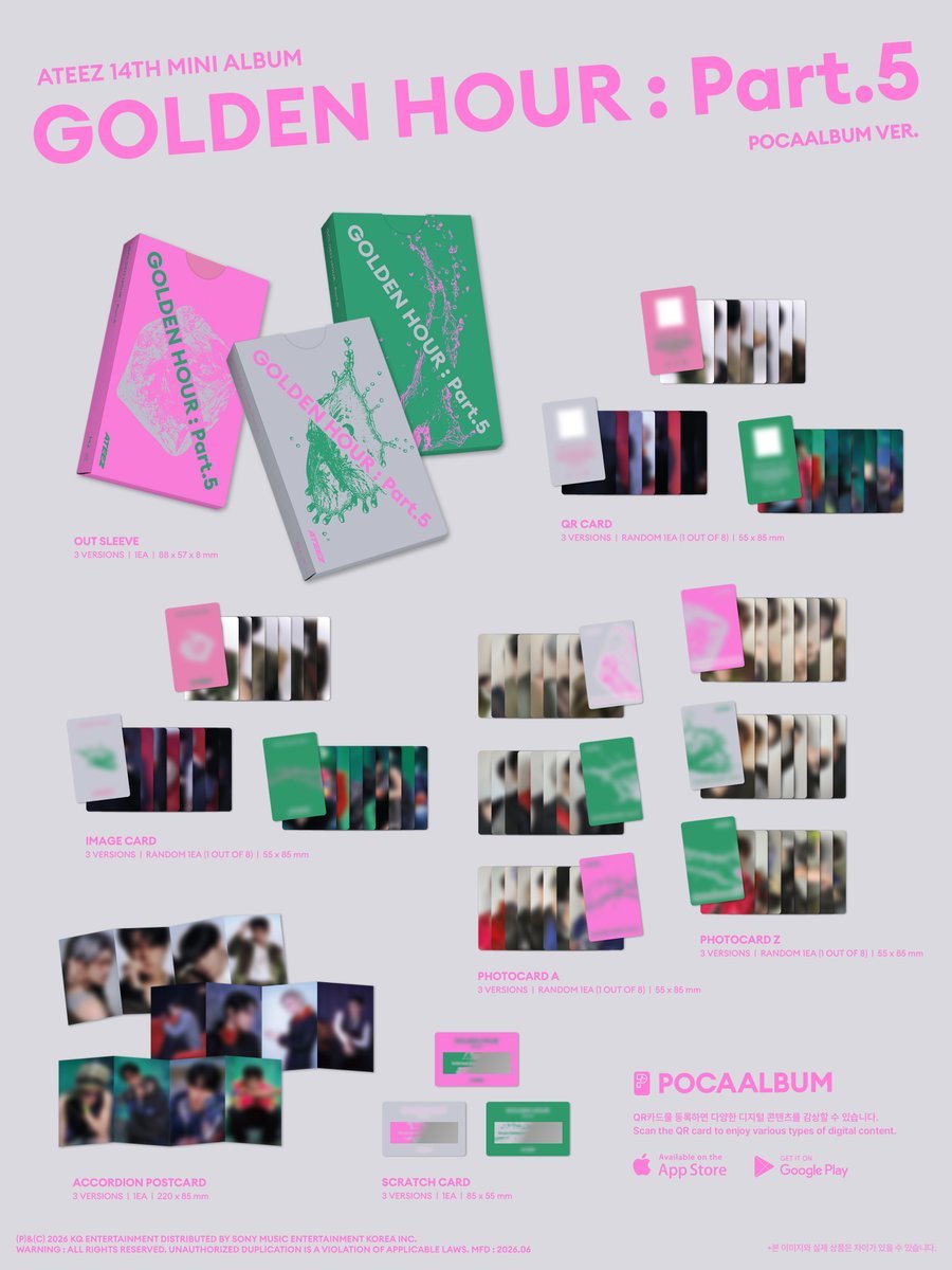 NNpadada's tweet photo. WTS LFB PH (NETA)

ATEEZ GOLDEN HOUR PT.5 (NO POB) 

PB: 450 ea / 1300 set 
DIGI: 280 ea / 2000 ot8 (no unit)
POCA: 200 ea / 600 set 

✔️choose version
Reply/dm "mine + album"

Dop: dp 50% 6/30, bal 07/31

wts ateez hongjoong seonghwa yunho yeosang san mingi wooyoung jongho https://t.co/RPZSa88BoE