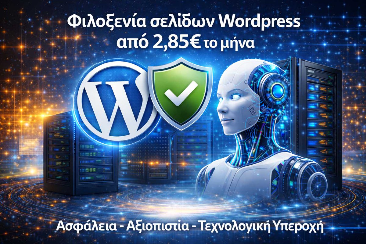 thewebpower's tweet photo. Wordpress web hosting με ασφάλεια και αξιοπιστία απο 2,85 το μήνα. Ειδικά πακέτα φιλοξενίας ιστοσελίδων Wordpress,τώρα και με τεχνητή νοημοσύνη ΑΙ, δωρεάν μεταφορά website με 6 μήνες δώρο! Τώρα 50% έκπτωση με το κουπόνι SITE50. https://t.co/P1PsNKP7R3
#wordpress #websites https://t.co/vvxIyQeqOa