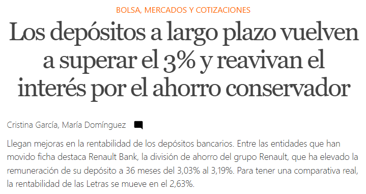 VidaXElite's tweet photo. Ahorrar por ahorrar no sirve de nada. Cada vez tienes menos excusas para que tu dinero no se lo coma la inflación. 

Cero riesgo al 3%. https://t.co/kcJJwt2OBB