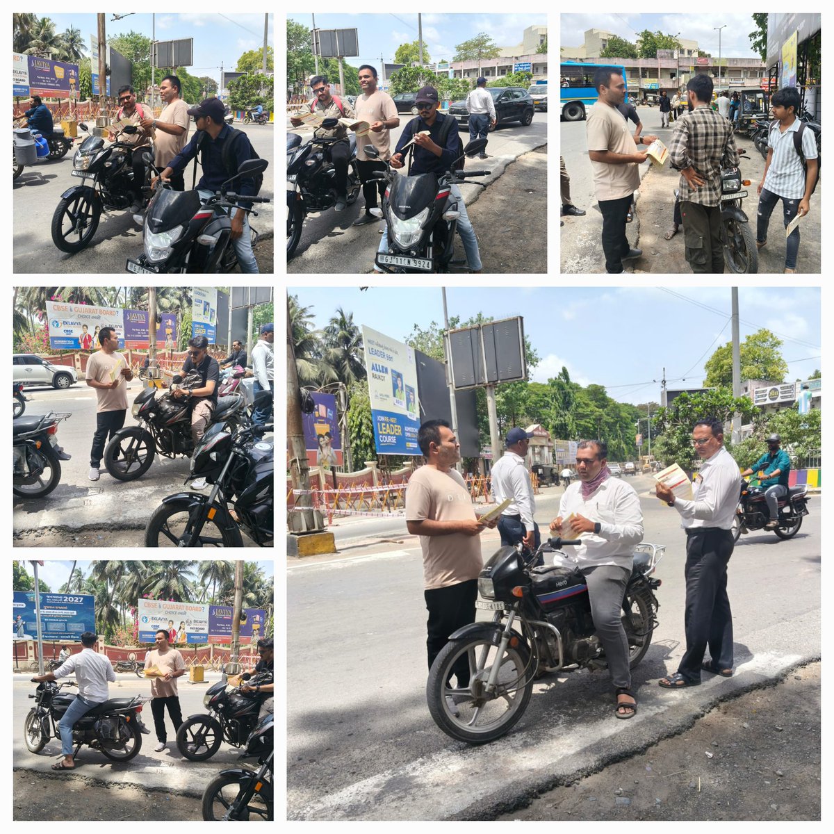 JunagadhRto's tweet photo. આજ રોજ મોતીબાગ બસ સ્ટેન્ડ પાસે લોકોને માર્ગ સુરક્ષા અને ટ્રાફિકના નિયમો વિશે ટીમવાન ટ્રેનર દ્વારા માહિતી આપવામાં આવી
@GRSAofficial @InfoGujarat @COTGuj_office @collectorjunag https://t.co/jk8uADrzng