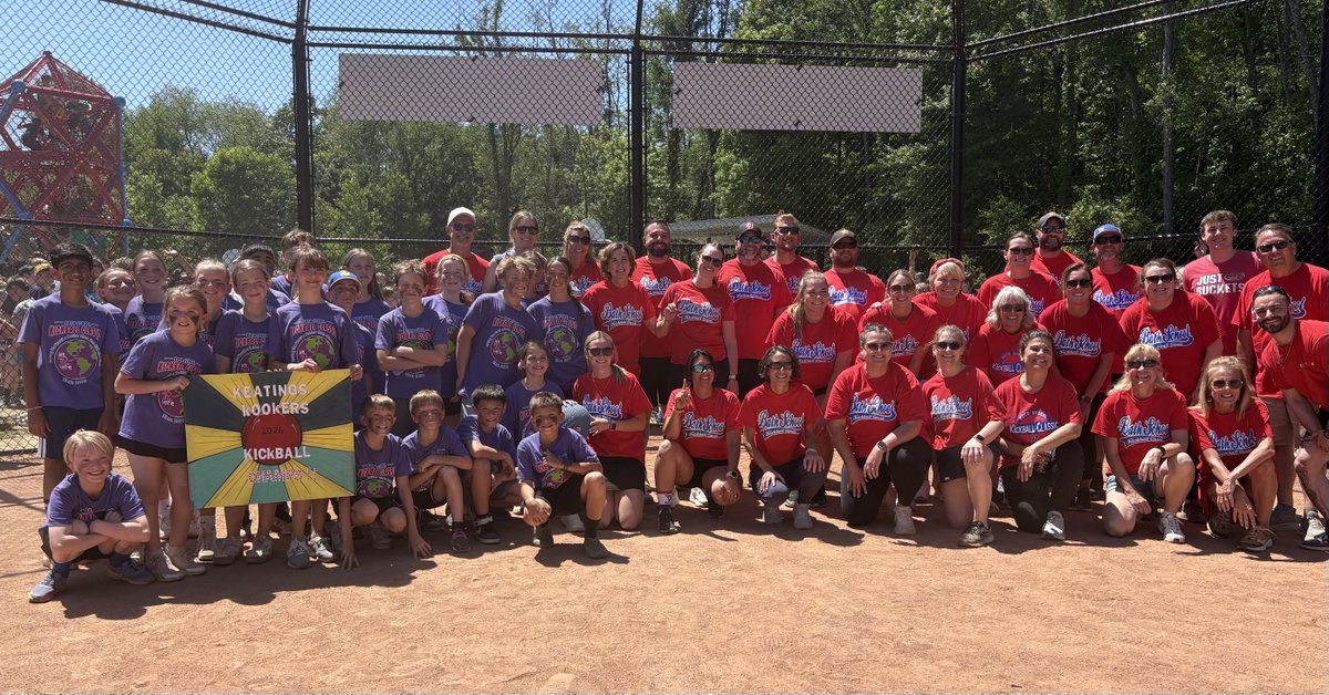 BathElementary's tweet photo. The Staff vs. Students  kickball tradition continues at Bath Elementary!!! Mrs. Keating’s 5th Gr. Champions took on the Bath staff. Such an awesome day and fun way to wrap up our school year. https://t.co/WPt4IBvb1C