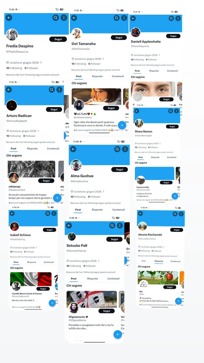 nonerabbastanza's tweet photo. #Garlasco
Selvaggia Lucarelli blocca gli account veri e compra quelli fake
Ultimo acquisto migliaia di account registrati a giugno 2026 Naturalmente li userà per mettersi i like e fare la troll
DIFFONDETE
#quartogrado #ore14sera #storieitaliane #lavitaindiretta #dentrolanotizia https://t.co/4w12g63EiO