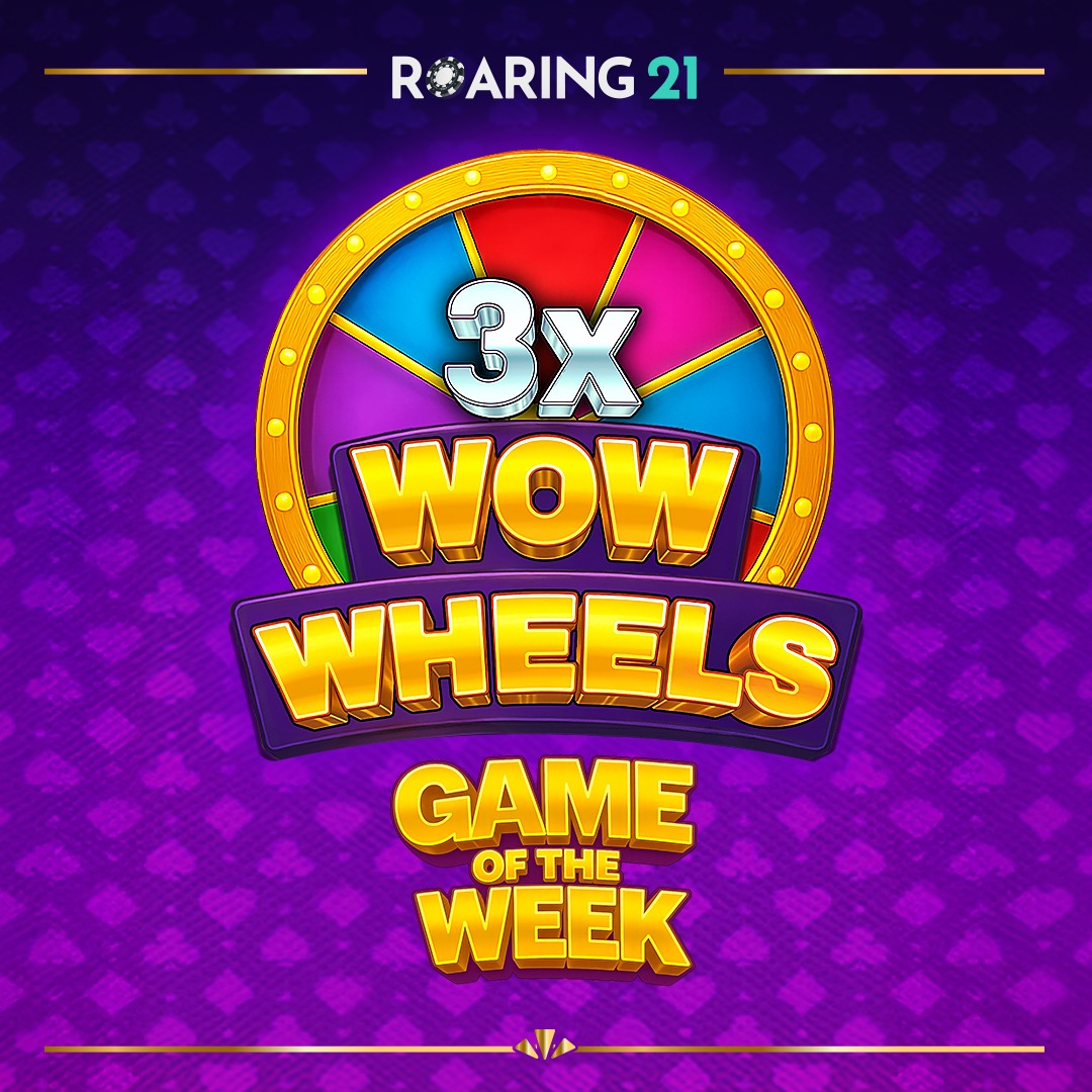 Roaring21US's tweet photo. 🎯 Spin into the spotlight with 3X WOW WHEELS!
Big thrills, exciting rewards, and endless fun await in our Game of the Week. 🎡🔥✨ https://t.co/Ou3Qj6NoDO