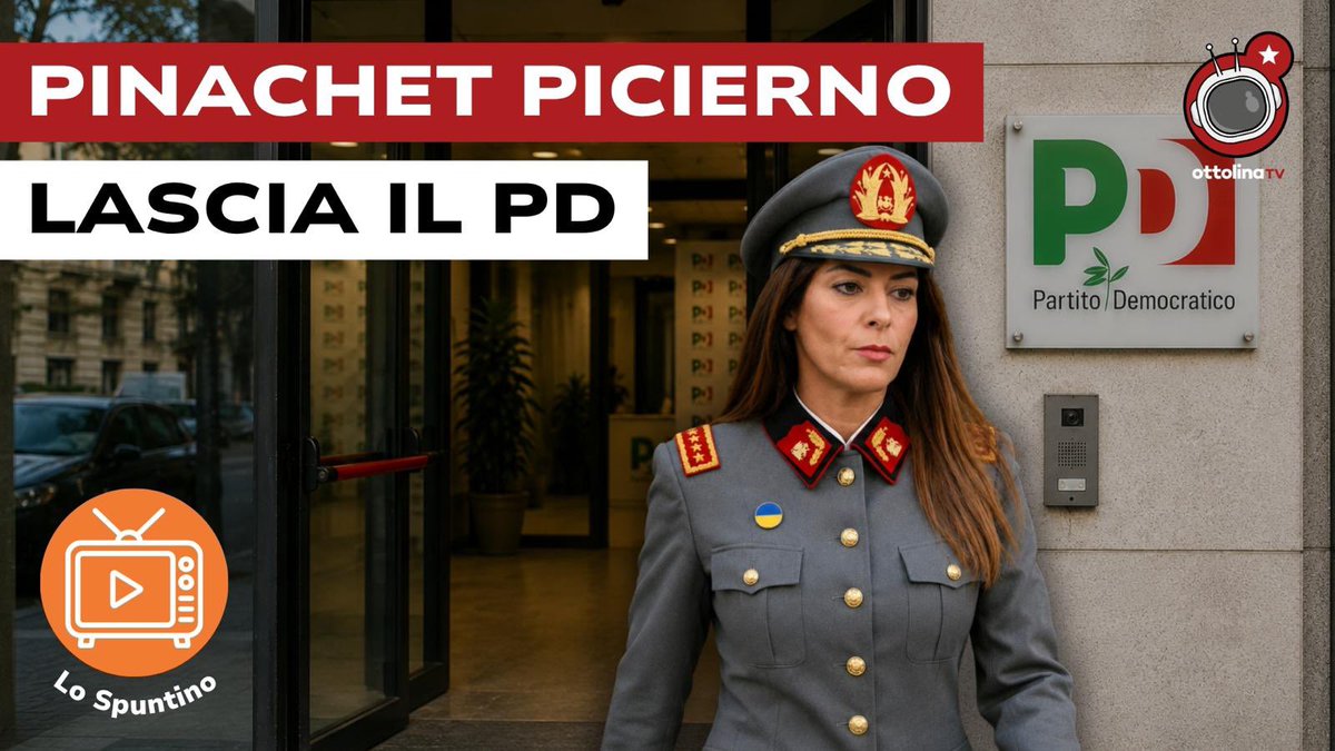 ottolinatv's tweet photo. Pina Picierno lascia il PD e con lei se ne va un'intera idea di Europa civile, democratica e rigorosamente centrista. Tra i dem è già lutto diffuso, mentre il vasto mondo del centro si mobilita: renziani, calendiani e moderati di ogni sfumatura sono pronti a contendersela. La corsa all'eredità politica è ufficialmente aperta.

Ma ci sono anche notizie secondarie:

L’Iran spacca Washington. Con un voto a sorpresa, la Camera limita i poteri di guerra di Donald Trump contro Teheran: bastano sette voti di scarto e quattro repubblicani ribelli per trasformare la guerra in un caso costituzionale. Sullo sfondo una tregua sempre più fragile, bombardamenti che continuano e una Casa Bianca che fatica a spiegare se il conflitto sia davvero finito oppure no.

In Albania esplode la rabbia contro il maxi resort da 1,6 miliardi di dollari promosso da Jared Kushner. Per il terzo giorno consecutivo proteste e scontri con la polizia, mentre emergono i legami tra il progetto, i fondi sovrani del Golfo, la rete costruita dagli Accordi di Abramo e modifiche legislative finite nel mirino della magistratura. Per i manifestanti non è solo turismo: è un’operazione geopolitica e finanziaria di portata internazionale.

E poi la Russia. Nella notte di apertura del Forum Economico Internazionale di San Pietroburgo, la cosiddetta “Davos russa”, droni ucraini hanno colpito l’area della città e di Kronstadt, sede strategica della Flotta del Baltico. Aeroporti rallentati, disservizi alla rete mobile e obiettivi sensibili sotto attacco mentre la Federazione si prepara ad accogliere delegazioni da 130 paesi, Vladimir Putin e il vicepresidente cinese. Un segnale che va ben oltre il semplice valore militare dell’operazione.

Ne parliamo in diretta qui https://t.co/HaWPVySVfz

👉 Aderisci alla campagna di sottoscrizione di ottolinatv su GoFundMe ( https://t.co/iHLA8vQ4T4 ) e su PayPal ( https://t.co/IPHInmZOXF )

👉 Seguici anche su Spotify https://t.co/BRo8nZxbDm

👉Iscrivetevi al nostro canale Substack qui https://t.co/A48Nef871X

👉 Belle vero le magliette del Marru? Finalmente le puoi comprare anche tu. Visita qui il nostro merchandising: https://t.co/cTHkNqLXmo