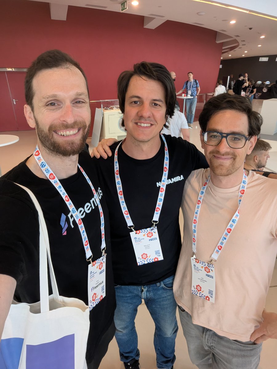 freemius's tweet photo. We're at #WCEU Kraków 2026 🇵🇱

If you're a maker using Freemius or building something amazing, come find us. We're looking for meaningful opportunities to connect with pre-launch makers, actively selling businesses, agencies, and service providers.

Let's explore how we can help you sell your software.

Book a call: https://t.co/aFpOAirY5S

Also, we're hosting Makers Meetup on June 5th near the WCEU Venue. 

If you haven't signed up for it, now's the time: https://t.co/9xkK2vdAb8