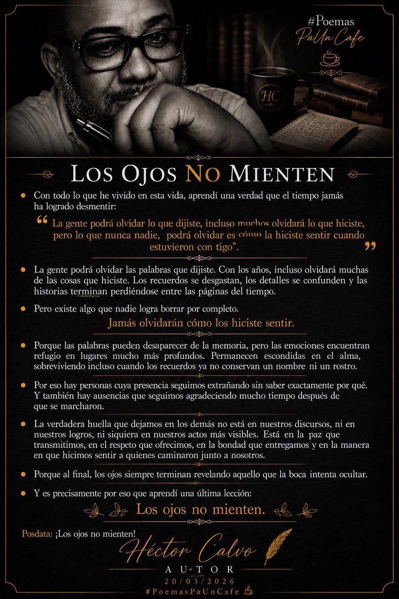 HectorCalvoRD's tweet photo. LOS OJOS NO MIENTEN https://t.co/ofIEoyVOoc