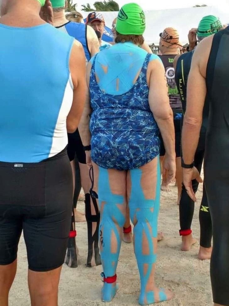 AlanMarcus15's tweet photo. Defo think you should sit this triathlon out Karen https://t.co/llGNtMyGQJ