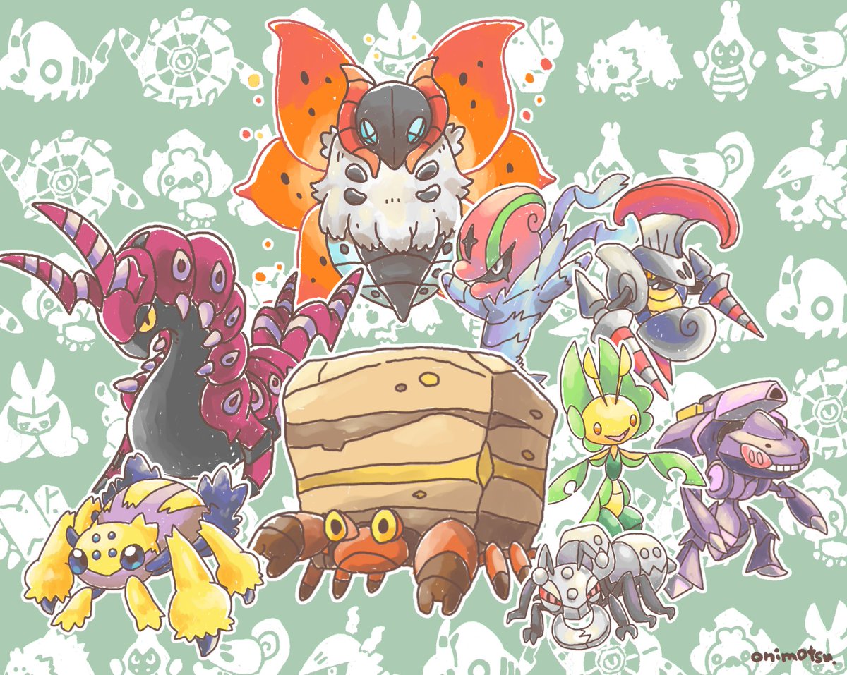 mat_arrow1123's tweet photo. #虫ポケモンの日
BWの虫ポケモンわちゃちゃ https://t.co/otdHd127uT
