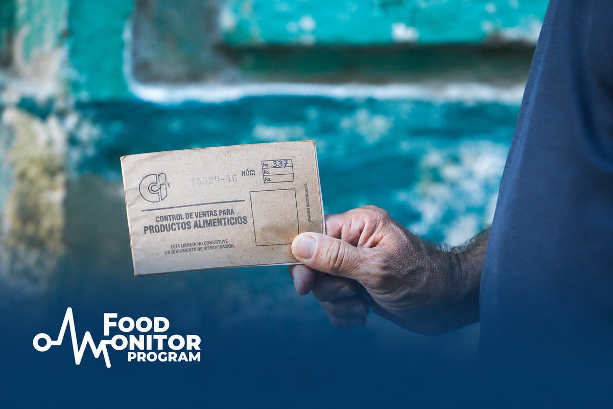 FoodMonitorP's tweet photo. 🇨🇺📋 ¿Para qué sirve hoy la libreta de abastecimiento en Cuba?

Aunque ya no garantiza más que unos pocos productos con largos retrasos, sigue formando parte de las estrategias de supervivencia de muchas familias, que intercambian o revenden productos para acceder a alimentos básicos.

📖 Nueva columna de #FMP:
https://t.co/dDv87j9Fyg

#Cuba #LibretaDeAbastecimiento #SeguridadAlimentaria #FoodMonitorProgram #CrisisAlimentaria #FMP