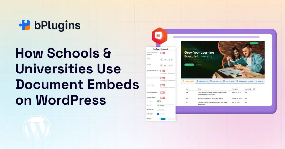 b_plugins's tweet photo. Embed your PDFs, syllabi, and handbooks directly on the page. Students read instantly. No downloads. No broken Drive links.

Here's how schools use WordPress document embeds the right way: https://t.co/e70MFkV7av

#WordPress #DocumentEmbeds https://t.co/sEO0DRkNV9