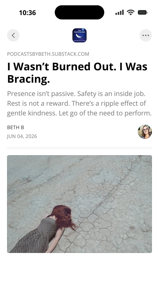 social_leopards's tweet photo. Blog Alert! Turns out, gentleness isn’t weakness. It’s regulation. Presence isn’t passive. It’s powerful.
🔗 Read I Wasn’t Burned Out. I Was Bracing, on Substack. https://t.co/dXIFuizmJq
#SubstackWriter #SlowLiving #NervousSystemRegulation #GentleStrength #MindfulLiving https://t.co/DhqXGwohiv