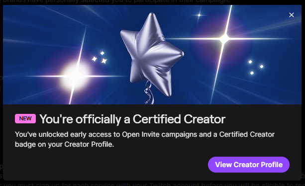 MisaKimStreams's tweet photo. I finally got my certification from Twitch's creator camp course! 🥳💖

@Twitch #streamer https://t.co/wpBCDnupJX
