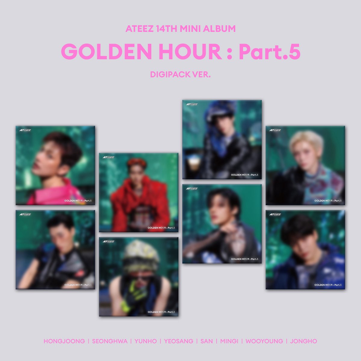 LuinMenel's tweet photo. ATEEZ GOLDEN HOUR:Part.5 デジパユニット ソロ 共同購入
譲)👑🦊ユニ、🦊ソロ以外
求）上記ユニソロと交換or定価送料
ソロはタワレコにて８枚セット購入
ユニットはユニバにて4枚セット購入
買取の場合はそれぞれの特典お付けできます。
ペンミ8/5手渡し可能です。
お気軽にお問い合わせください！ https://t.co/UxxwcHiB0y