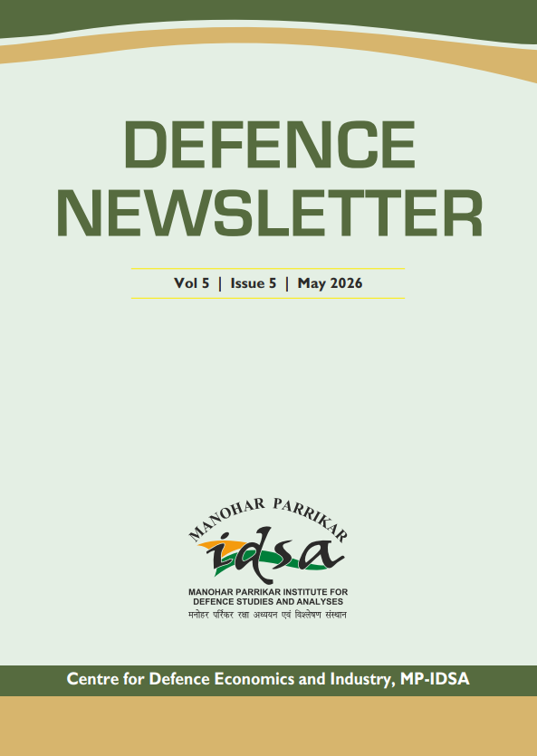 IDSAIndia's tweet photo. MP-IDSA Defence Newsletter
CURRENT ISSUE | MAY 2026 

https://t.co/t0nGSTjMXd https://t.co/6XLb0dp4rF