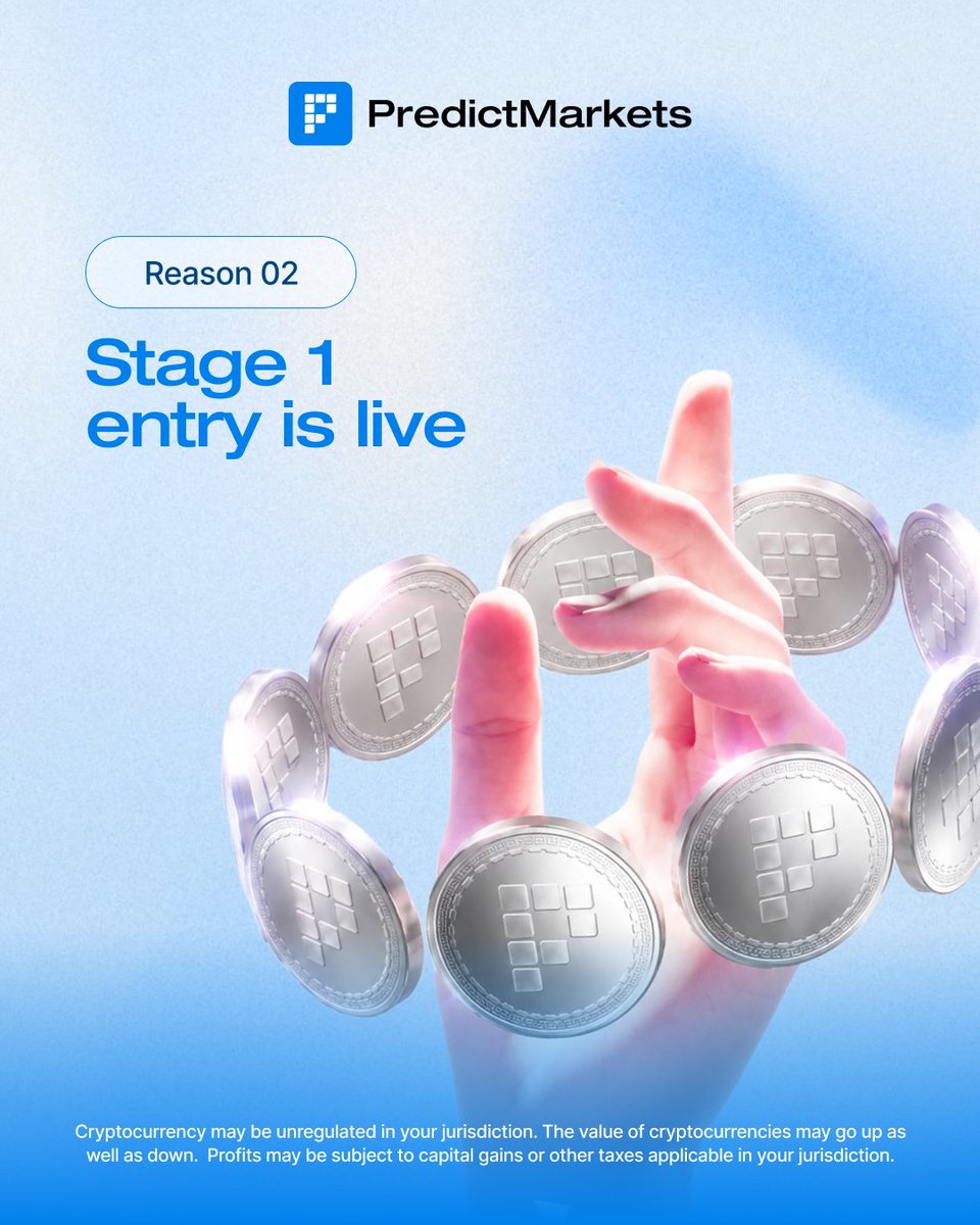 Prediction_eth's tweet photo. 👀 5 reasons $PREDICT could become one of the most watched crypto presales of the year! 💥

1. Prediction markets are exploding
2. Stage 1 entry is live
3. The platform is already built
4. The raise is capped
5. Early buyers get the best price

Presale live ↓
https://t.co/ftDtYuS1im

#Crypto #Markets #Trading