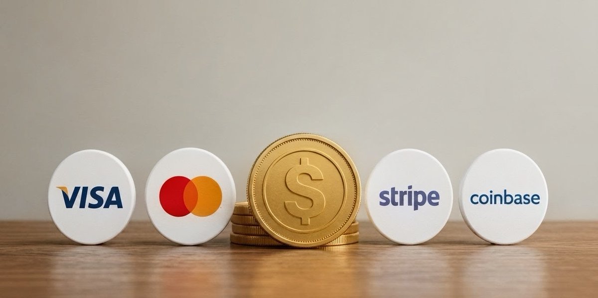 LLuciano_BTC's tweet photo. Imagine this combination for a moment...

Stripe + Visa + Mastercard + Coinbase.

Four giants from payments and crypto potentially joining forces around a stablecoin.

If this becomes reality, it wouldn't just be another stablecoin launch. It could be one of the biggest collaborations the digital payments industry has ever seen.

Why this combination is so powerful:

▪️ Stripe powers online payments for millions of businesses worldwide.

▪️ Visa connects billions of cards and merchants across more than 200 countries and territories.

▪️ Mastercard operates one of the largest payment networks on the planet.

▪️ Coinbase is one of the most recognized crypto platforms, with deep blockchain and stablecoin infrastructure.

Together, they bring:

▪️ Massive merchant reach.

▪️ Global payment infrastructure.

▪️ Crypto-native technology.

▪️ Regulatory experience.

▪️ Consumer trust and brand recognition.

▪️ Direct access to both traditional finance and digital assets.

What makes this different?

Most stablecoins are built by crypto companies and then try to gain mainstream adoption. This consortium would be approaching the market from the opposite direction:

➡️ Existing global payment networks

➡️ Existing merchant relationships

➡️ Existing consumer reach

➡️ Existing crypto infrastructure

That's a powerful starting point. The scale is hard to ignore.

A stablecoin backed by this group could instantly enter conversations with banks, payment processors, fintech apps, merchants, and crypto users worldwide.

It wouldn't just be competing with Circle and Tether.

It could accelerate the entire stablecoin industry by bringing together the biggest names from both traditional payments and crypto.