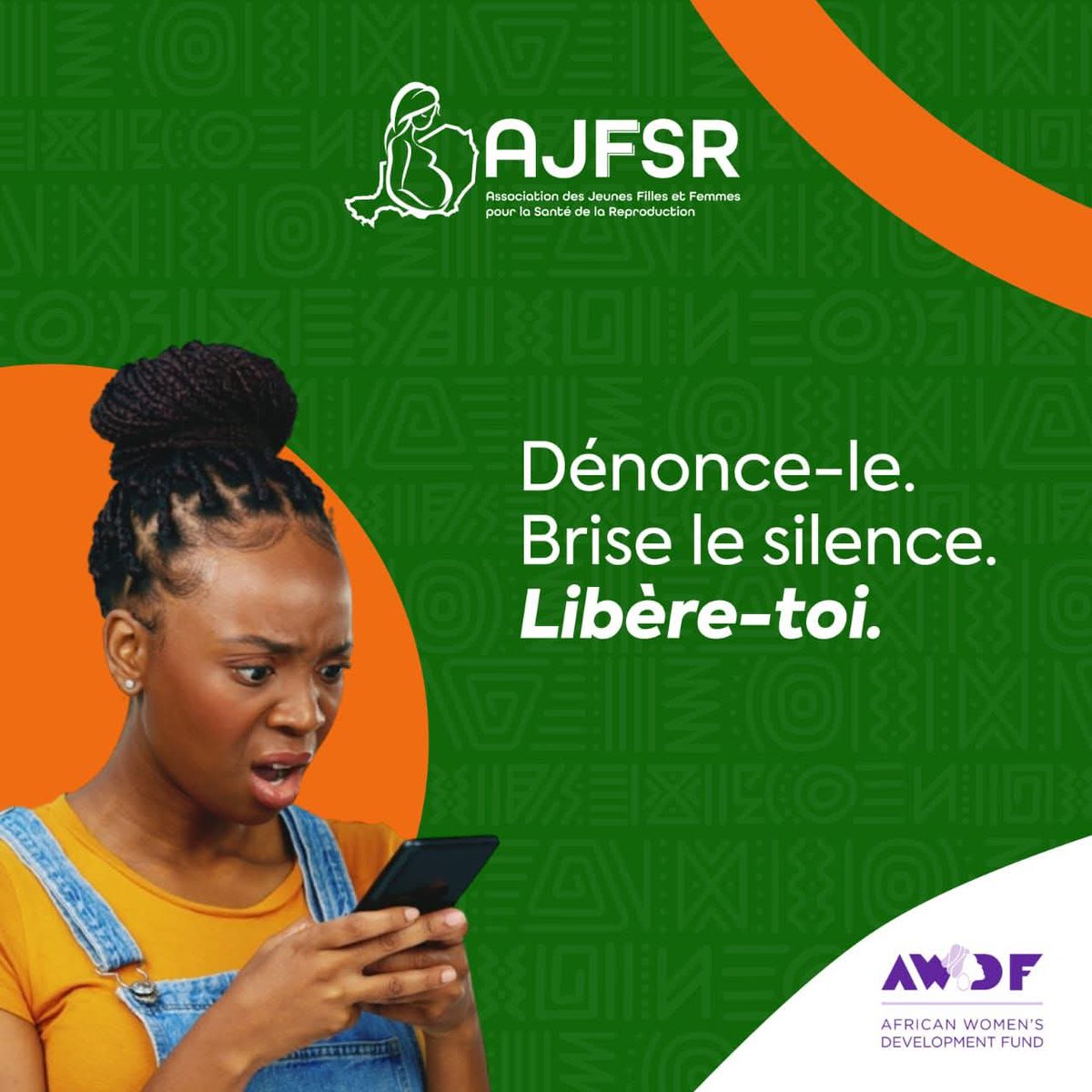 NadiahRaaya's tweet photo. #AJFSR
#AWDF
#Campagne_Digitale
Ce moment. 
Tu ouvres le message. Ton cœur s’arrête.  
La colère. La honte. La peur.  
Et cette petite voix qui dit "Si je parle, ça va être pire..." https://t.co/oBhWA36rAx