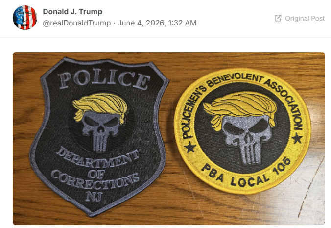GuntherEagleman's tweet photo. Law enforcement supports TRUMP!  

The President of Law and Order! https://t.co/r1AJoSQc8v
