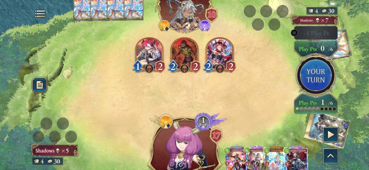 kelloops_sv's tweet photo. Love rulenye &amp; valnereik in midrange abyss set up now bc u can just ignore opponents like this 😭😭

#ShadowverseWB https://t.co/5OrsdhSUkr