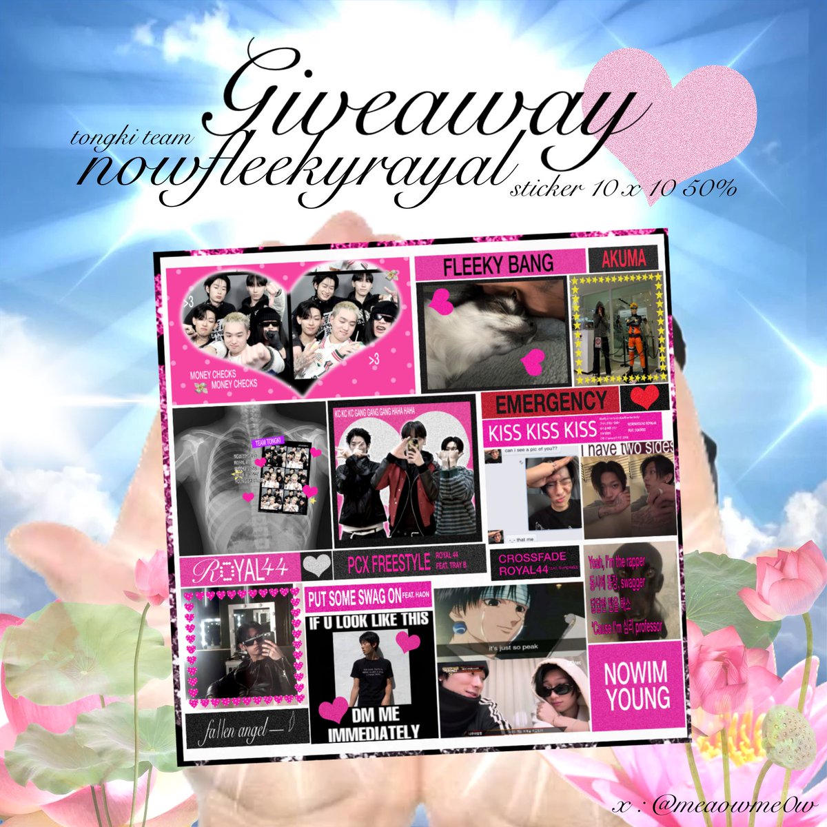 meaowme0w's tweet photo. 𐙚 𝒫ls kindly rt 🐱
giveaway for #FallenAngelParty2026 🩷🪽

sticker 10 x 10 dc 50% ( 15 ea )

^19 jun @ volume live house ^
time : tba 

* rt &amp; show this tweet 
( exchange pls dm) https://t.co/S1oZVGA5mO