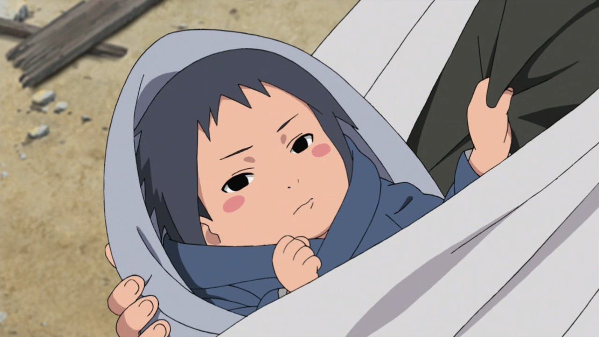 Sasukebix's tweet photo. His lazy ass just holding on to his brother instead of locking in training from this moment to avenge his clan in the future for a headstart🤦‍♂️ https://t.co/Wn9Z3GJhYe