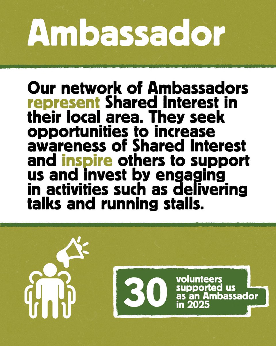 SharedInterest's tweet photo. From awareness building in local communities, to translations and data entry to support our team remotely, volunteers are a cornerstone of our success, bringing passion and skills to various roles.​

Find out more our volunteering opportunities on our website:​
https://t.co/i0Y23xgboV​

#Investinafairerworld #forjusticenotprofit #fairtrade #financewithahumanface