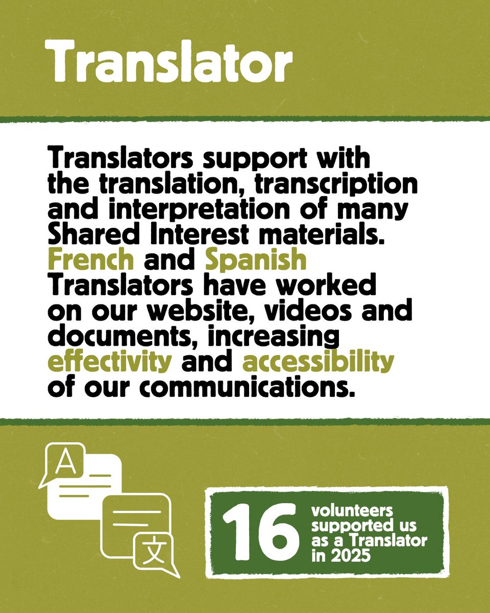 SharedInterest's tweet photo. From awareness building in local communities, to translations and data entry to support our team remotely, volunteers are a cornerstone of our success, bringing passion and skills to various roles.​

Find out more our volunteering opportunities on our website:​
https://t.co/i0Y23xgboV​

#Investinafairerworld #forjusticenotprofit #fairtrade #financewithahumanface