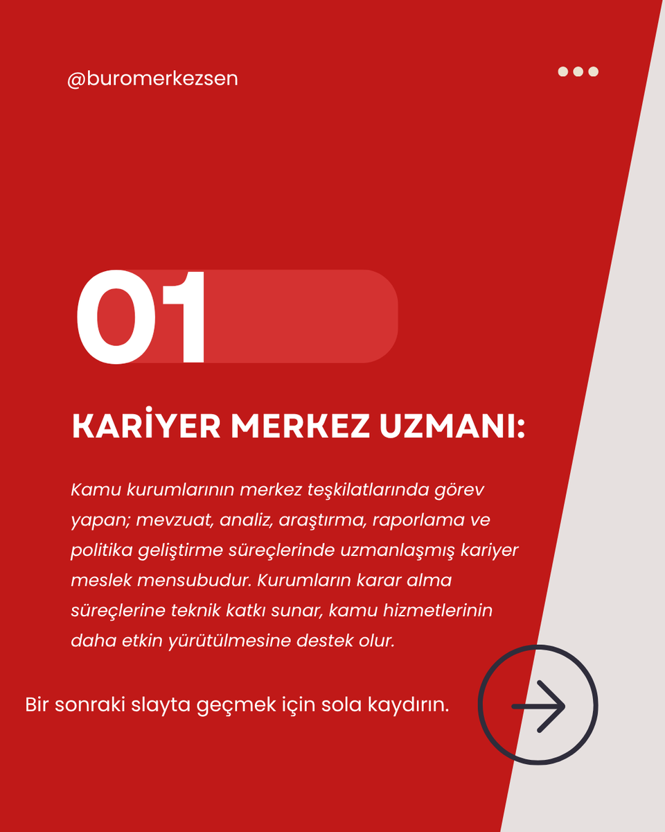 BuroMerkezSen's tweet photo. Kariyer Merkez Uzmanı Kimdir? https://t.co/kwkHw0NjNg