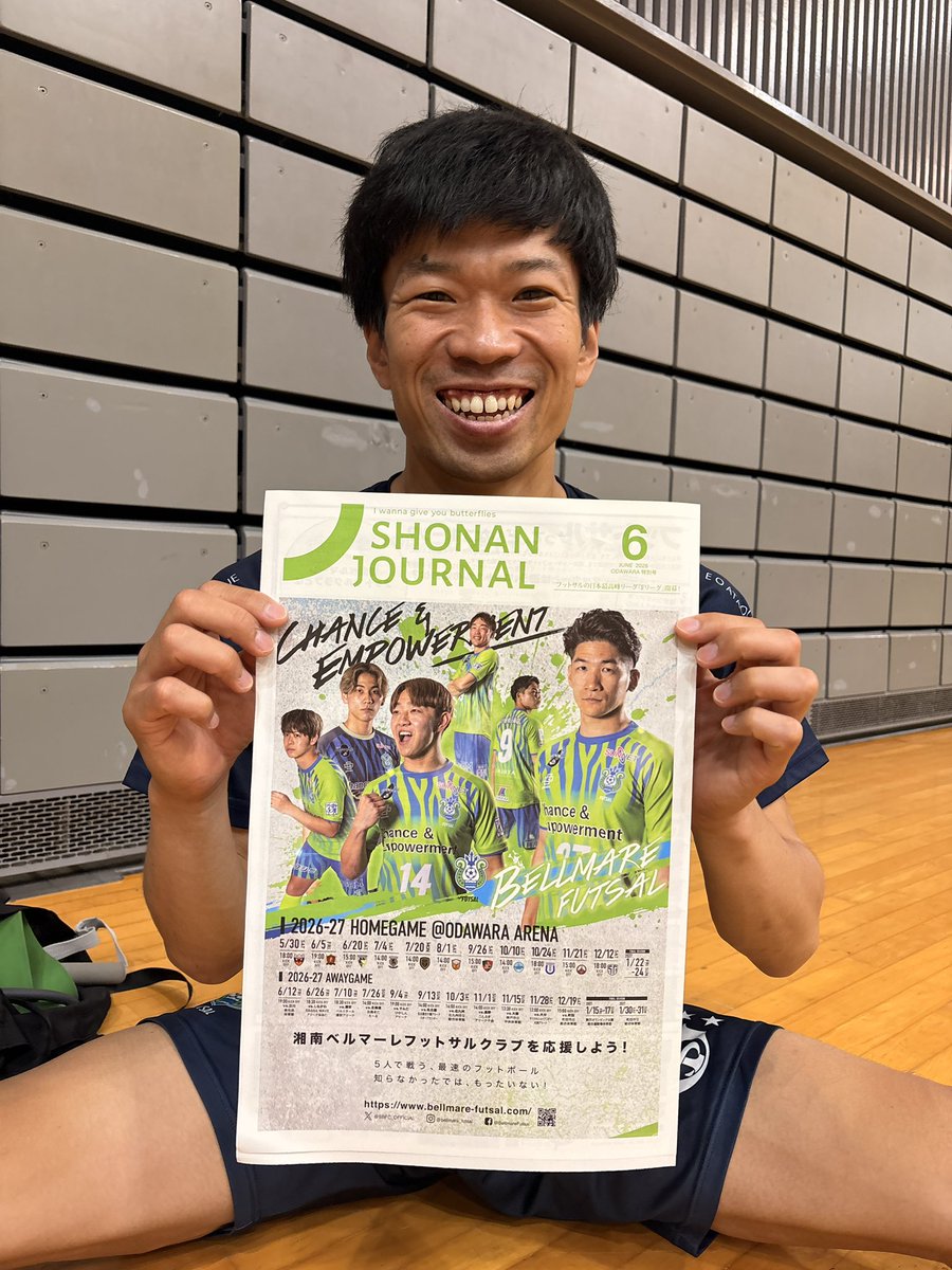 SBFC_OFFICIAL's tweet photo. 【6/5長野戦】
来場者の皆さまに
湘南ジャーナル6月小田原特別号をプレゼント🎁

湘南ジャーナルさまは、初めての試みとして6月小田原号を製作💪
湘南ベルマーレフットサルクラブをなんと5ページに渡り特集いただきました🙌

来週小田原市内3万世帯にポスティングにてお届けされる前に、明日の試合にご来場の皆さまにいち早くプレゼントします💚
ベルマーレ愛溢れる一冊をお楽しみに☺️

#湘南ジャーナル　@shonan_journal 
#鈴廣かまぼこ @szhr1865 
#東華軒 @ekiben_toukaken 
#箱根小涌園ユネッサン ＠boxhappy_yns 
#小田原百貨店
#ITソリューションシステムズ 
#旧三福不動産 ＠93puku 
#FAO
#千代田オフセット@ChiyodaOffset 
#湘南ケーブルネットワーク @shonan_cable 
#おんりーゆー
#ベルマガ @bellmaga_12 
#足柄リハビリテーションサービス 
#あおぞらポスト 
#湘南ベルロック @FarChannelRec 

🟢NEXT MATCH🟢
🍺オリジナルベルマーレビールDAY🍻
真鶴町ホームタウンデー🍊
メットライフ生命Fリーグ第2節
🗓️6/5(金)19:00K.O
🆚ボアルース長野
🏟️小田原アリーナ
🎫 https://t.co/2cIqUDGLUO
⏰ https://t.co/Z9PvPfehgA

#bellmare_F
#ChanceEmpowerment