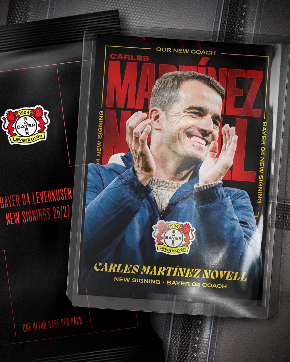 bayer04_en's tweet photo. 🆕 Built in La Masia, new to our collection: Carles Martinez Novell! ✅ https://t.co/S4XqJw7YEt