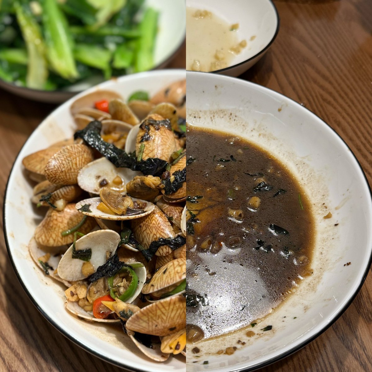haminhand's tweet photo. 紫苏炒花甲，已经吮指😋 https://t.co/9dkO0rqY77