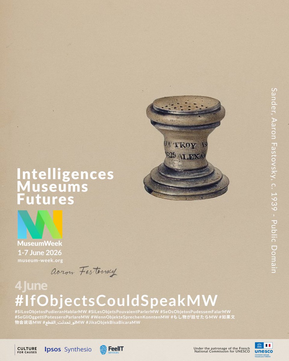 MACAAlicante's tweet photo. Los objetos no guardan silencio. Llevan consigo historias, significados y perspectivas que los museos interpretan y transmiten a sus públicos, como narradores.
#SiLosObjetosPudieranHablarMW
#HistoriasDeMuseos #HistoriasDeObjetos #VocesDeMuseos #Interpretacion #MuseosCreativos https://t.co/Lr1kYvuYMb