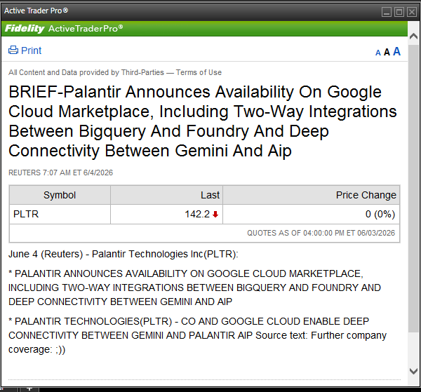 EBITDAddies's tweet photo. $PLTR - Palantir Announces Availability On Google Cloud Marketplace, Including Two-Way  Integrations Between Bigquery And Foundry And Deep Connectivity Between Gemini  And Aip https://t.co/pWjAiHPODe