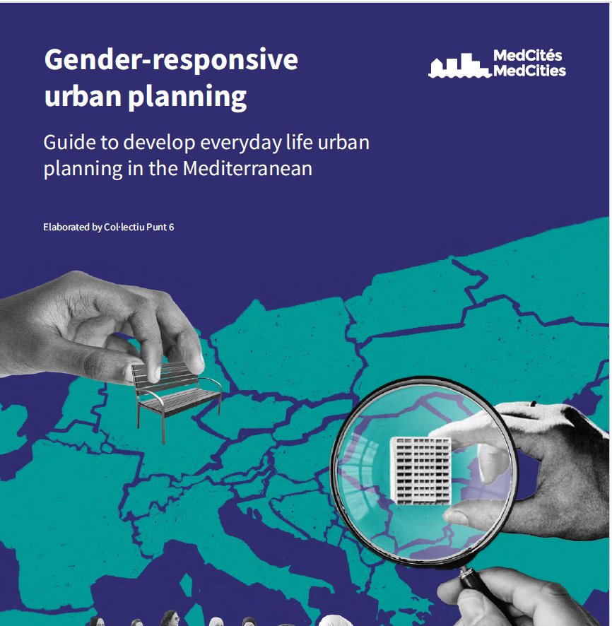 MedCities's tweet photo. 📘MedCities organised the webinar “Gender-responsive urban planning: Presentation of the guide to develop everyday life urban planning in the Mediterranean”, as part of the #MELUP project, funded by @cooperaciocat #ACCD
Read the news and the guide!  👉🏾https://t.co/WMmDkEnIAv https://t.co/D1MxlsoLSL