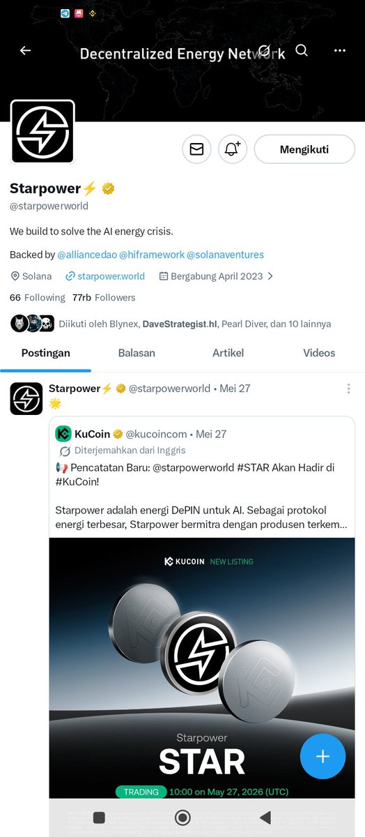 DropHunter74's tweet photo. @kucoincom @starpowerworld Im participate this and joined  to get something won😎

Here's my other proof im donee 👇 https://t.co/ASmtRMDf4B