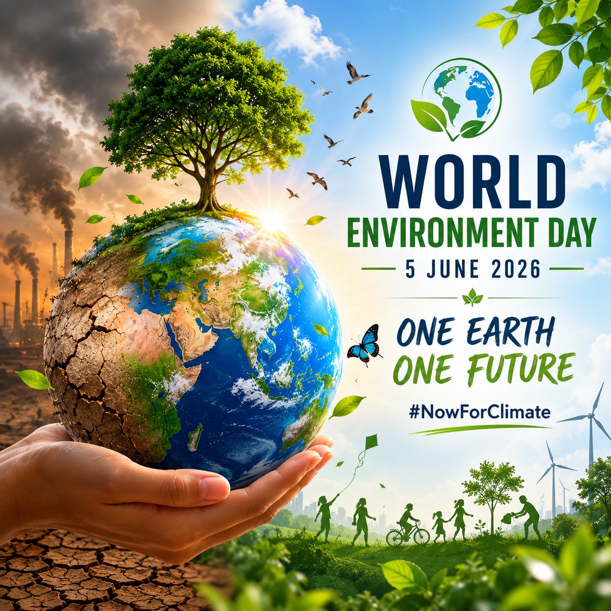 narottamsahoo's tweet photo. Our Earth is not whispering anymore - it is calling out loud.

In every flood, drought, and heatwave, our planet is sending a clear message.

This #WorldEnvironmentDay, let's listen, act, and become part of the solution.

Together, we can protect the only home we all share.

Happy #WorldEnvironmentDay today and everyday!