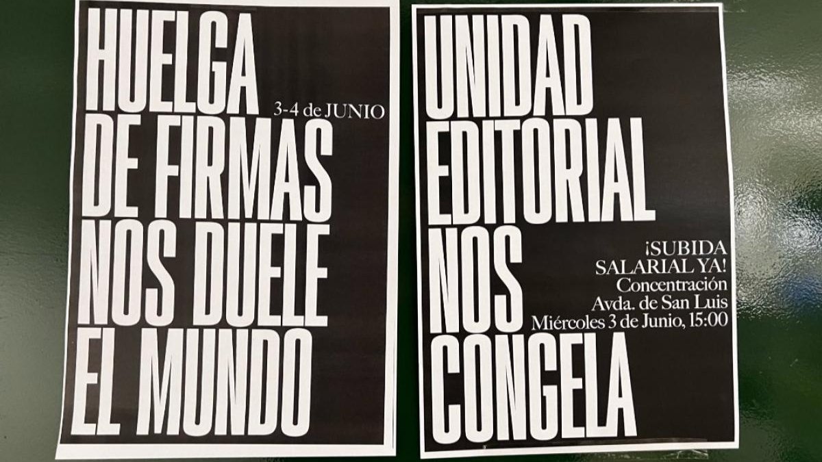 FSCdeCCOO's tweet photo. ✊ La huelga de firmas en El Mundo, Expansión y Marca ha sido un éxito rotundo.

🙅‍♀️🙅‍♂️ Esta iniciativa tiene su origen en la propuesta patronal de un aumento de sueldo de 7,80 € brutos mensuales unida a trabajar más horas.

➡️ https://t.co/kO7ERE1yhV https://t.co/updmTqAyyg