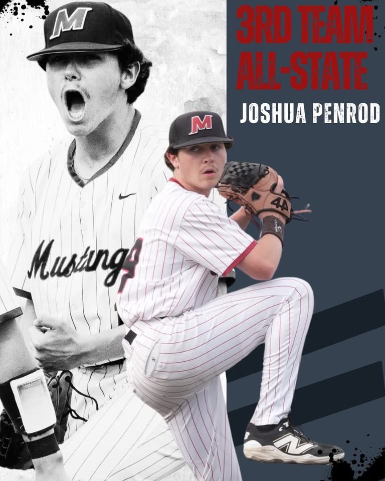 stang_baseball's tweet photo. Congratulations to our Mustangs who were named 2026 All-State Players!

1st Team All-State: Caden Kern

2nd Team All-State: Will Fox

3rd Team All-State: Kendrick Dunning, Joshua Penrod https://t.co/7KiWX43qLt