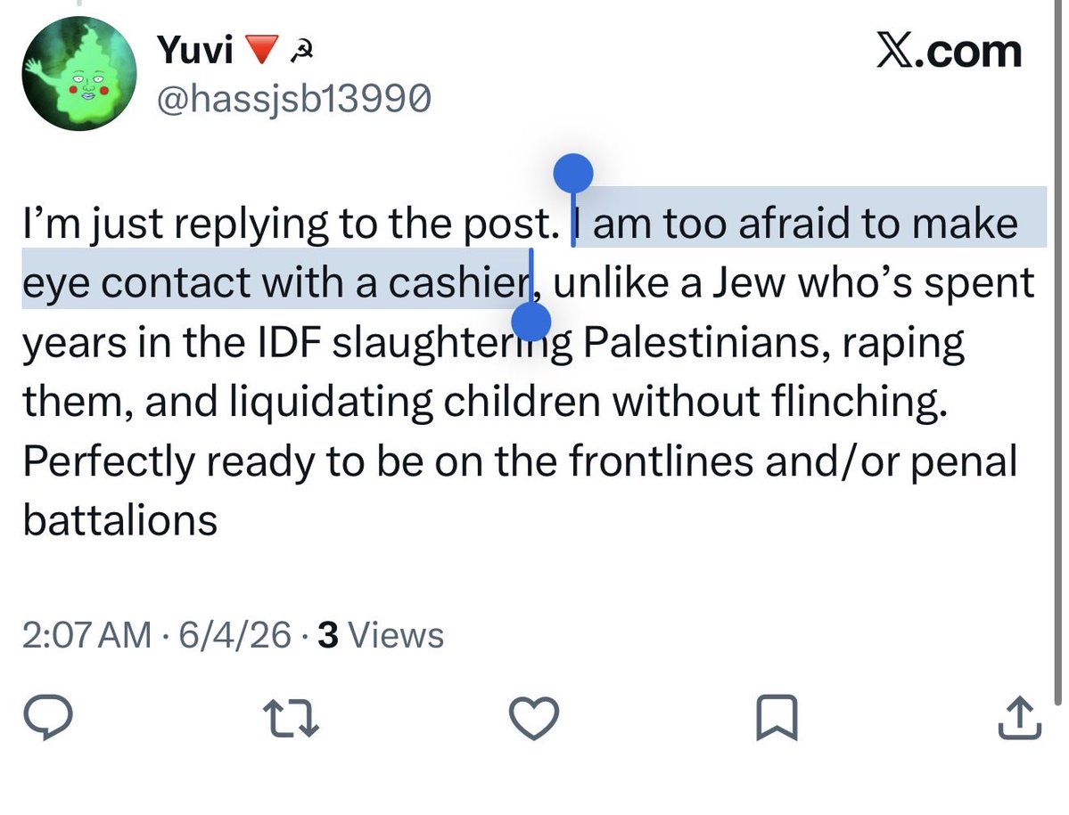 thucygga_please's tweet photo. This post really touched a nerve with the “we shall not make excuses for the terror”, but also “too afraid to make eye contact with a cashier” crowd. https://t.co/38OlpcoodR