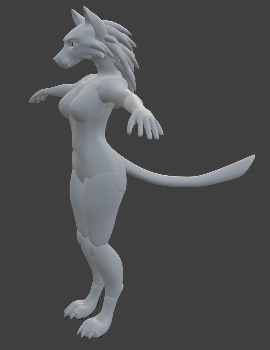 Reaching_art's tweet photo. Concept Werewulp🐺
#furry #b3d #blender https://t.co/5lJiwSuOhf